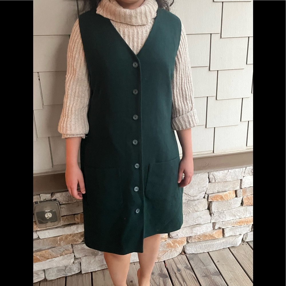 Vintage Worthington sleeveless button down dress - Picture 2 of 6